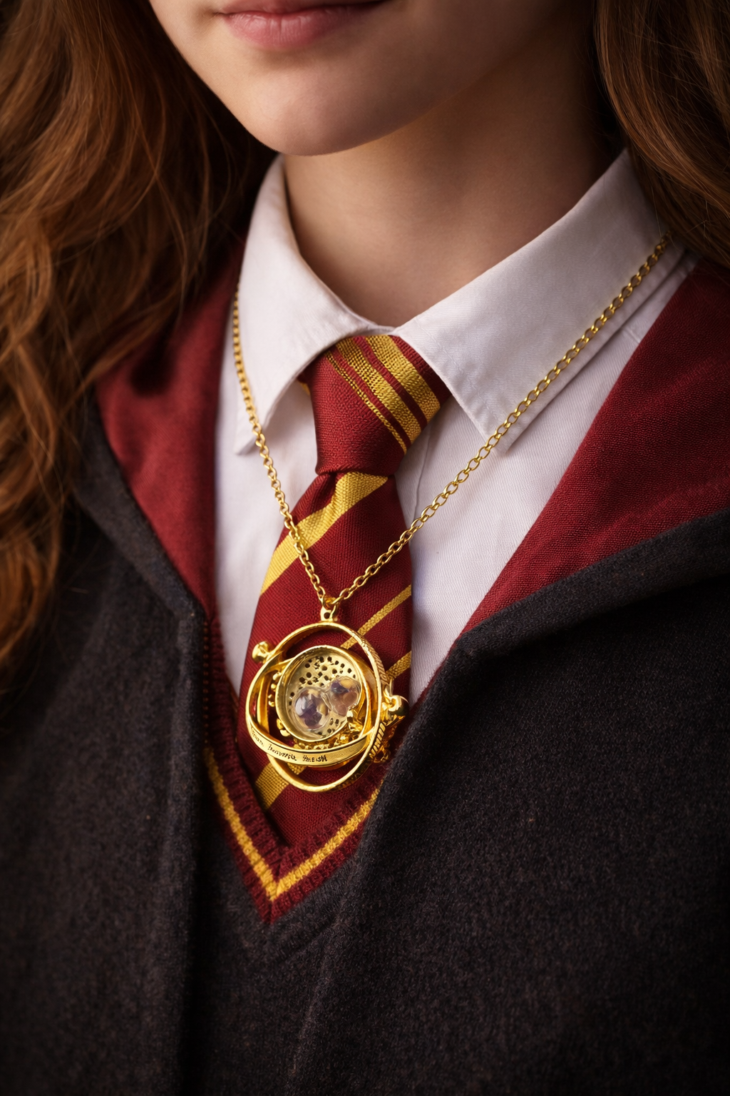 Hourglass Time Turner Necklace Pendant