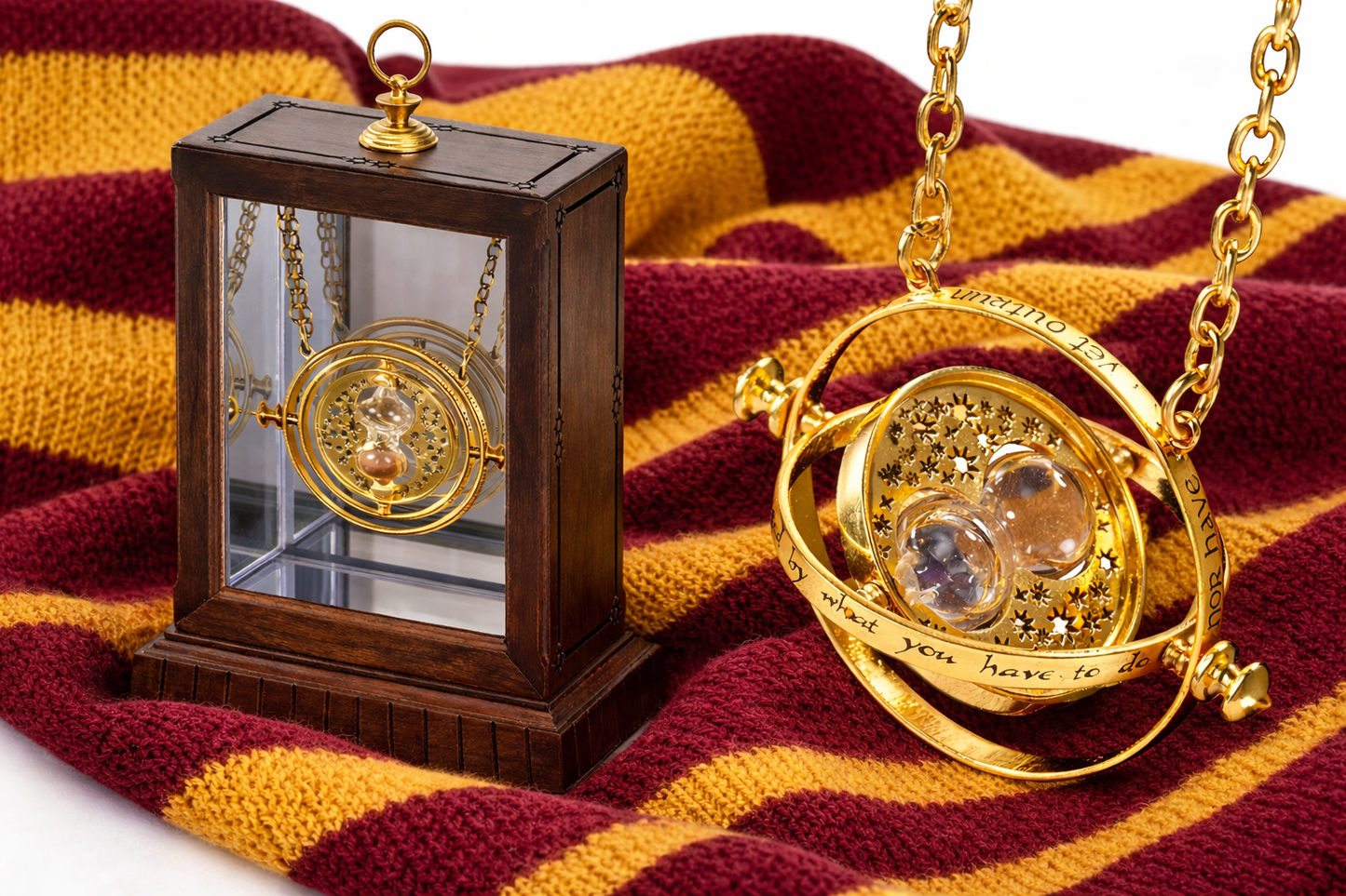 Hourglass Time Turner Necklace Pendant