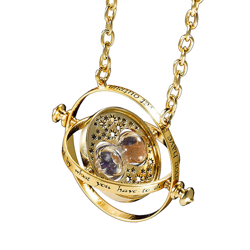 Hourglass Time Turner Necklace Pendant